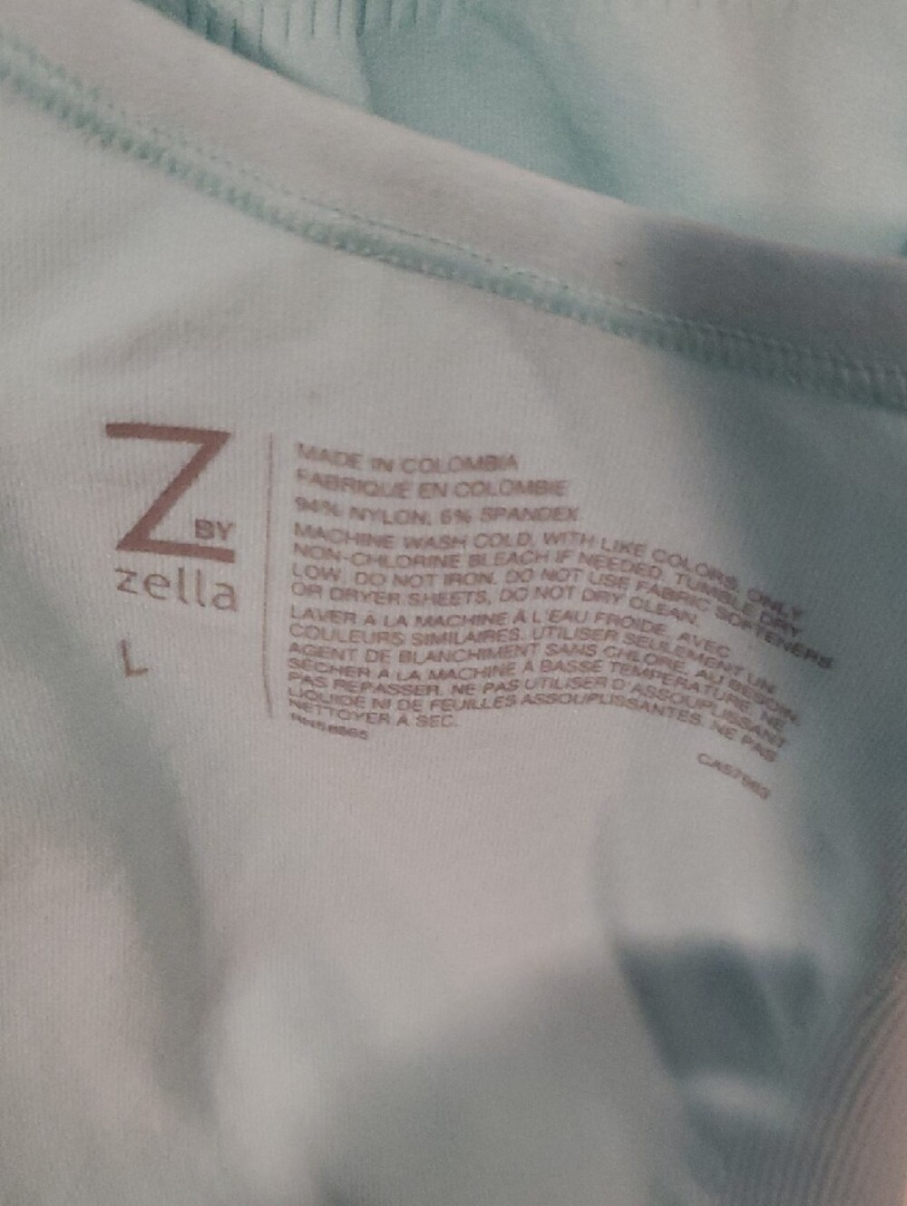 Zella Mint Racerback Performance Tank - Picture 2 of 5